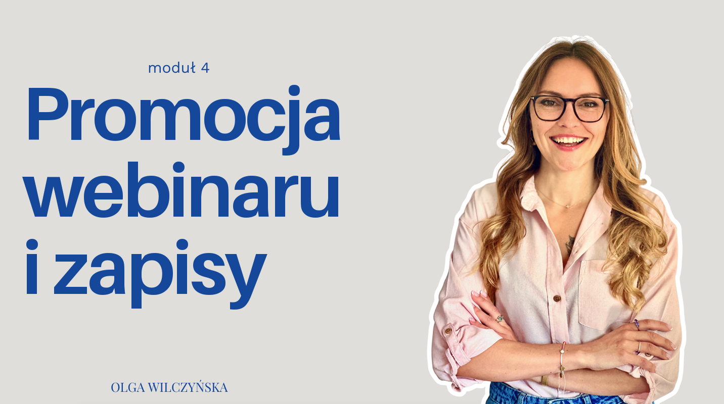 Promocja webinaru i zapisy
