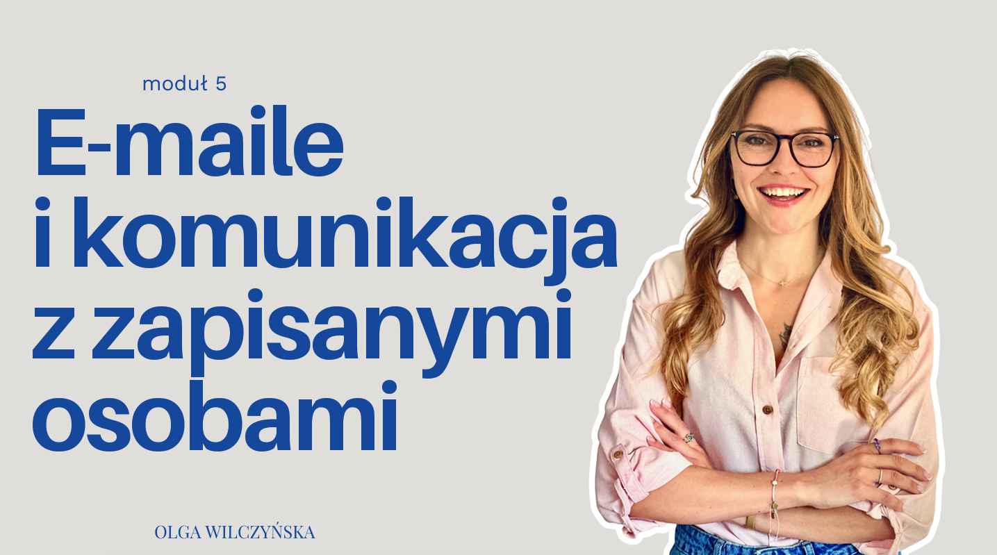 E-maile i komunikacja z zapisanymi osobami
